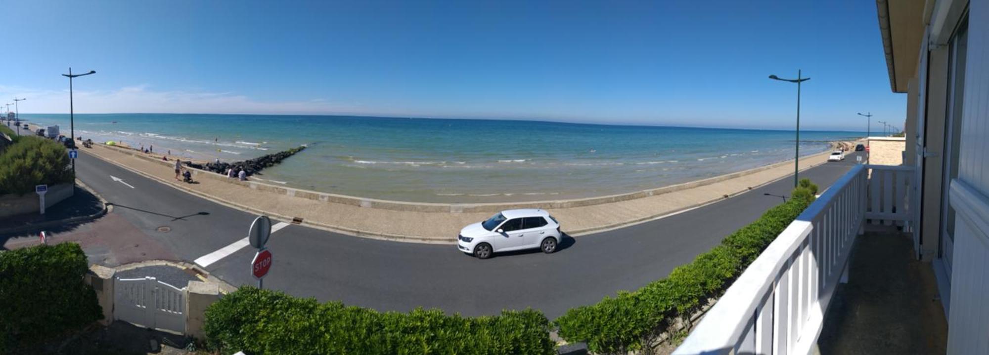 Vue Exceptionnelle En Front De Mer, 8 Personnes Ver-sur-Mer Esterno foto